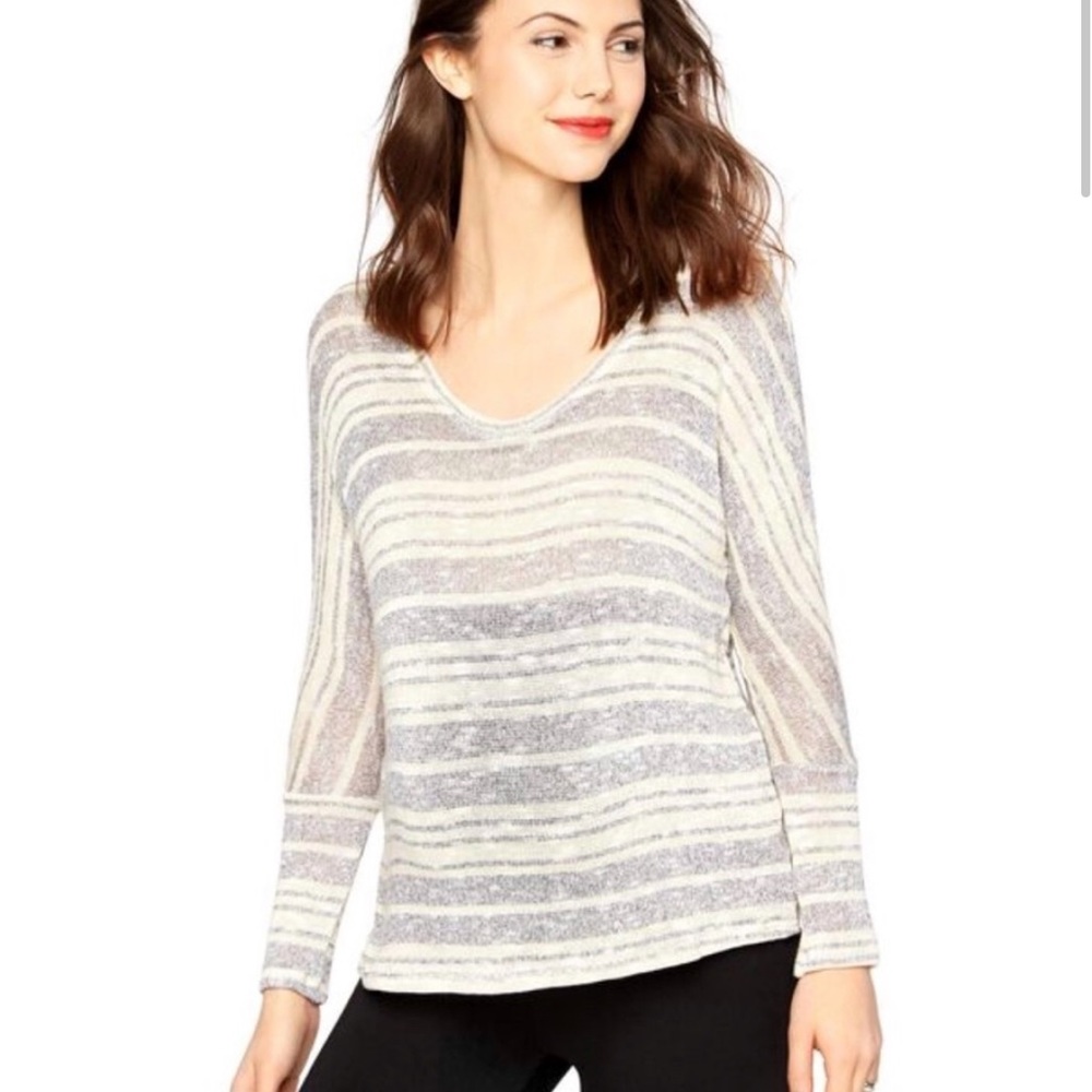 Light and thin maternity striped sweater!